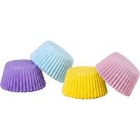 Caissettes pour cupcakes de 3,2 cm en couleurs pastel - Decora - 200 unités