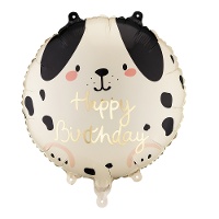 Ballon chien Happy Birthday 35 cm