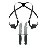 Sous-bras avec deux couteaux