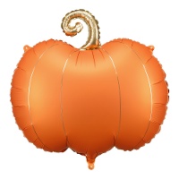Ballon citrouille orange de 62 x 59 cm