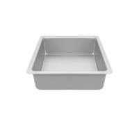 Moule carré en aluminium de 20 x 20 x 7,5 cm - Decora