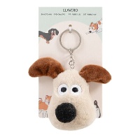 Porte-clés en peluche chien