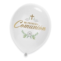 Ballons en latex pour Ma Première Communion JHS de 30 cm - 6 unités
