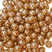 Perles de chocolat dorées de 350 gr - Dekora
