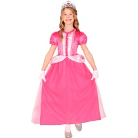 Déguisement de princesse fuchsia et rose pour fille