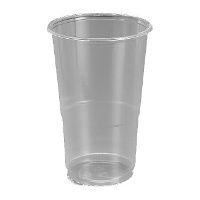 Gobelets en plastique transparent de 600 ml - 25 unités