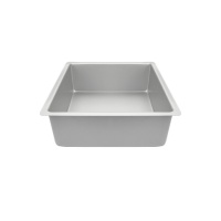 Moule carré en aluminium de 25 x 25 x 10 cm - Decora