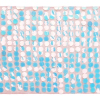 Chemin de table de 30 cm en paillettes iridescents - 2,13 m