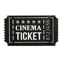 Serviettes de cinéma de 20 x 16,5 cm - 20 unités