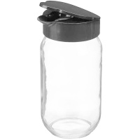 Pot de 1 L avec distributeur noir