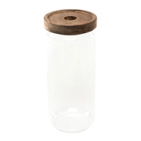 Bocal de 1 L en verre avec couvercle