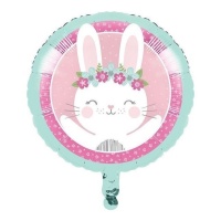 Ballon rond de Petit Lapin de 45,7 cm - Creative Converting