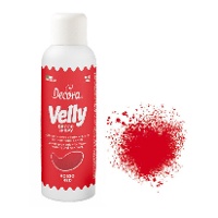 Spray alimentaire effet velours rouge 100 ml - Decora