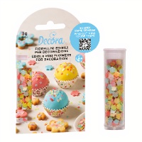Mini confettis fleurs comestibles 1 g - Decora