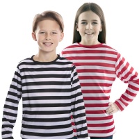 T-shirt à manches longues rayée pour enfant