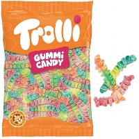 Mille-pattes en bonbons acidulés - Trolli - 1 kg