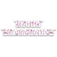 Guirlande de Licorne Enchantée de Joyeux Anniversaire