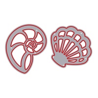 Matrices de découpe de coquillages Zag - Misskuty - 2 unités
