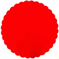 Napperons en papier colorés 30 cm - 10 unités