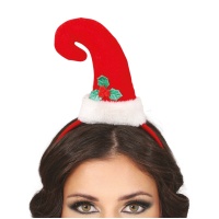 Serre-tête mini bonnet Père Noël