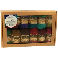 Pack de 12 pelotes SoftFun Jewel de 50 gr - Scheepjes
