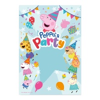 Mural décoratif de Peppa Pig de 2 x 1,4 m