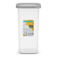 Pot de 1,5 L en plastique avec couvercle