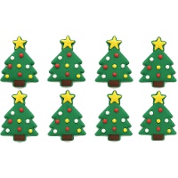 Figurines de sucre d'arbre de Noël - Azucren - 8 unités