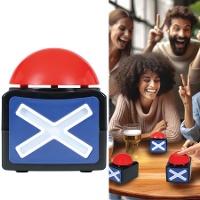 Bouton X avec lumière et son pour jeux