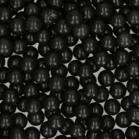 Perles noires brillantes de grande taille - FunCakes - 80 gr