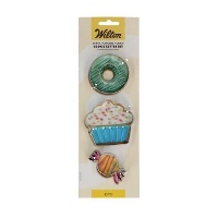 Emporte-pièces pour donut, cupcake et bonbon - Wilton - 3 unités