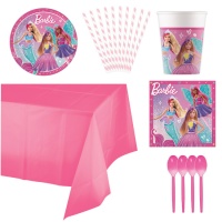 Pack pour fête Barbie - 8 personnes