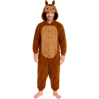 Déguisement de Labubu marron foncé pour homme