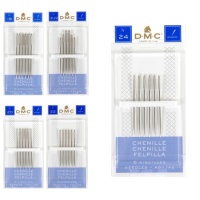 Aiguilles à chenille n° 1, 18-22, 20, 22 ou 24 - DMC - 6 unités