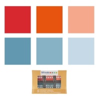 Tampons encreurs couleurs corail - Artemio - 6 unités