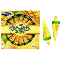 Gelée à la mangue en portions en forme de part de pizza 50 g - 30 unités
