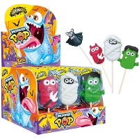 Sucettes monstres Halloween 35 g - 36 unités