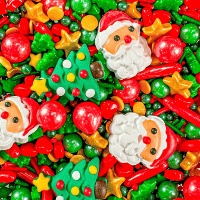 Vermicelles de Père Noël et arbre de 90 gr - Azucren