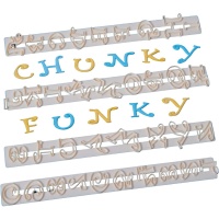 Découpeurs de lettres et chiffres Chunky Funky - FMM - 4 unités