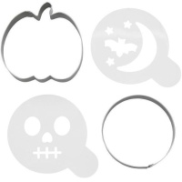 Ensemble de découpoirs et modèles Halloween - Wilton - 4 pièces