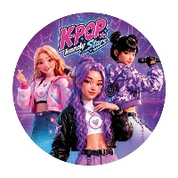 Disque comestible K-pop, diamètre 20 cm