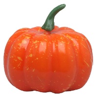 Citrouille mini décorative de 7,5 cm - 2 unités