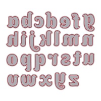 Matrice d'Alphabet classique minuscule Zag - Misskuty - 26 unités