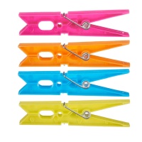 Pinces en plastique de 9,5 cm - 24 unités