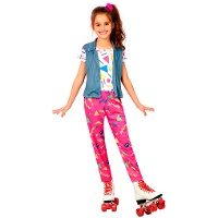 Déguisement de patineuse années 90 pour fille