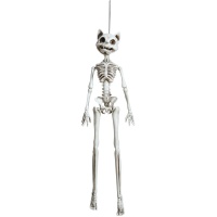 Pendentif de chat squelette de 37 cm