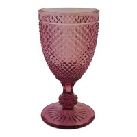 Verre de 330 ml gravé rose - 1 unité