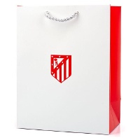 Sac cadeau blanc Atlético de Madrid - 32 x 26 x 12 cm