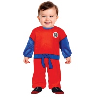 Déguisement de guerrier rouge pour bébé