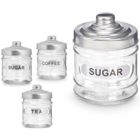Pot de 350 ml avec couvercle en aluminium - 3 unités